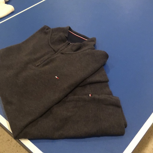 Tommy Hilfiger Mens long sleeve quarter zips; ($14 for both ) - Picture 2 of 4
